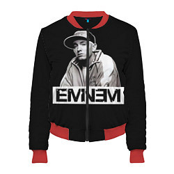 Бомбер женский Eminem, цвет: 3D-красный