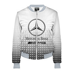 Бомбер женский Mercedes-Benz, цвет: 3D-меланж