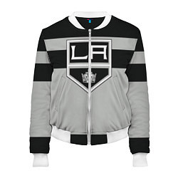 Бомбер женский Los Angeles Kings, цвет: 3D-белый