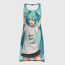 Туника женская Hatsune Miku, цвет: 3D-принт