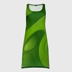 Туника женская 3d Green abstract, цвет: 3D-принт