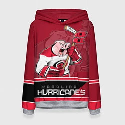 Толстовка-худи женская Carolina Hurricanes, цвет: 3D-меланж