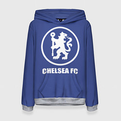 Толстовка-худи женская Chelsea FC, цвет: 3D-меланж