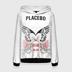 Толстовка-худи женская Placebo, цвет: 3D-черный