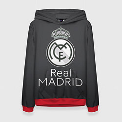 Толстовка-худи женская Real Madrid, цвет: 3D-красный