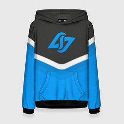 Толстовка-худи женская CLG Uniform, цвет: 3D-черный