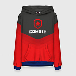 Толстовка-худи женская Gambit Gaming Uniform, цвет: 3D-синий
