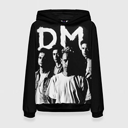 Толстовка-худи женская Depeche mode: black, цвет: 3D-черный