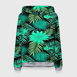 Женская толстовка Tropical pattern