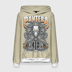 Толстовка-худи женская Pantera: Wild Goat, цвет: 3D-белый