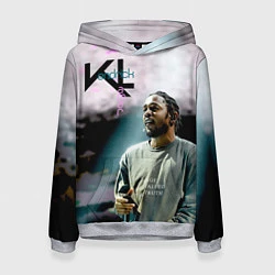 Толстовка-худи женская KL: Kendrick Lamar, цвет: 3D-меланж