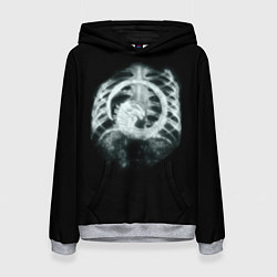 Женская толстовка Чужой в желудке