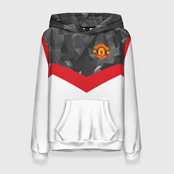 Женская толстовка Man United FC: Grey Polygons