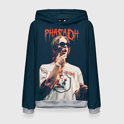 Толстовка-худи женская Pharaoh, цвет: 3D-меланж