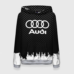 Толстовка-худи женская Audi: Black Side, цвет: 3D-меланж