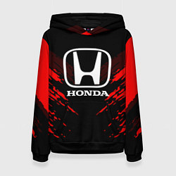 Толстовка-худи женская Honda: Red Anger, цвет: 3D-черный