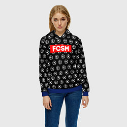 Толстовка-худи женская FCSM Supreme, цвет: 3D-синий — фото 2