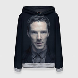 Толстовка-худи женская Benedict Cumberbatch, цвет: 3D-меланж