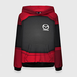 Толстовка-худи женская Mazda: Metal Sport, цвет: 3D-черный