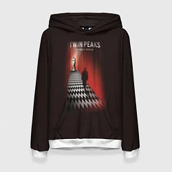 Толстовка-худи женская Twin Peaks: Firewalk with me, цвет: 3D-белый