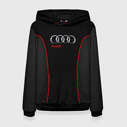 Толстовка-худи женская Audi Style, цвет: 3D-черный