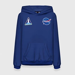 Толстовка-худи женская NASA: Special Form, цвет: 3D-синий