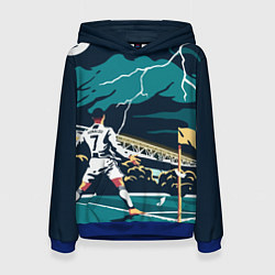 Женская толстовка Ronaldo lightning