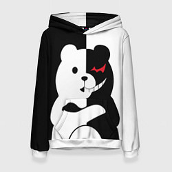 Толстовка-худи женская Monokuma Drae, цвет: 3D-белый