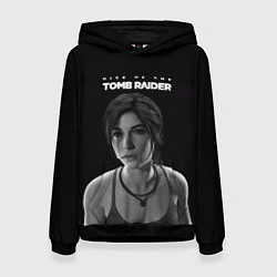 Толстовка-худи женская Rise if The Tomb Raider, цвет: 3D-черный