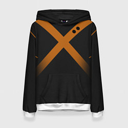 Толстовка-худи женская KATSUKI BAKUGOU полосы, цвет: 3D-белый