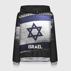 Толстовка-худи женская Israel Style, цвет: 3D-меланж