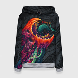 Толстовка-худи женская CS:GO Hyper Beast Original, цвет: 3D-меланж