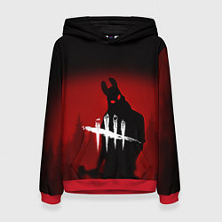 Толстовка-худи женская Dead by Daylight, цвет: 3D-красный