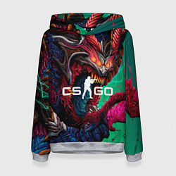 Женская толстовка CS GO hyper beast skin