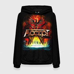 Женская толстовка Accept: Flame Eagle