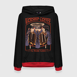 Женская толстовка Worship Coffee