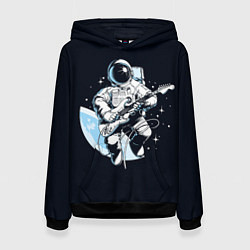 Толстовка-худи женская Space rock, цвет: 3D-черный