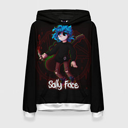 Толстовка-худи женская Sally Face: Fly, цвет: 3D-белый