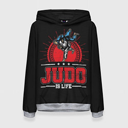 Женская толстовка Judo is life