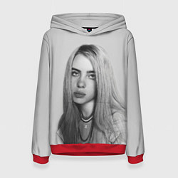 Толстовка-худи женская BILLIE EILISH, цвет: 3D-красный