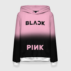 Женская толстовка Blackpink - розово-черный
