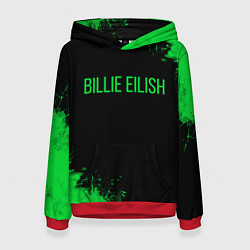 Толстовка-худи женская Billie Eilish, цвет: 3D-красный