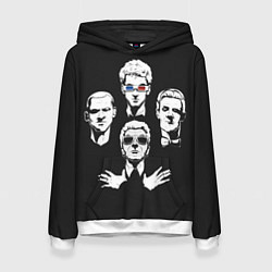 Толстовка-худи женская Doctor Who, цвет: 3D-белый