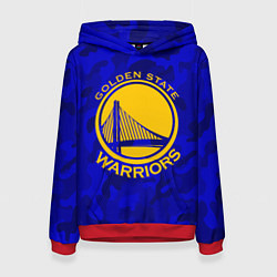 Толстовка-худи женская GOLDEN STATE WARRIORS, цвет: 3D-красный