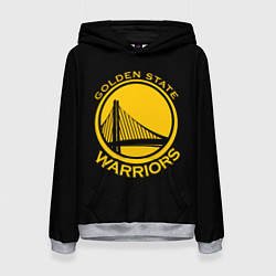 Толстовка-худи женская GOLDEN STATE WARRIORS, цвет: 3D-меланж