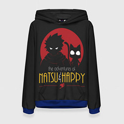 Толстовка-худи женская Хвост Феи Natsu i Happy, цвет: 3D-синий