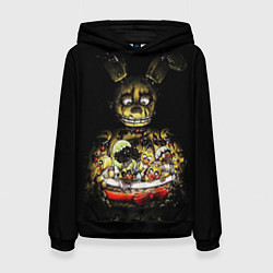 Толстовка-худи женская Five Nights At Freddy's, цвет: 3D-черный