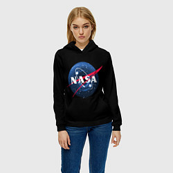 Толстовка-худи женская NASA Black Hole, цвет: 3D-черный — фото 2