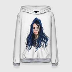 Толстовка-худи женская BILLIE EILISH, цвет: 3D-меланж