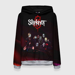 Толстовка-худи женская Slipknot, цвет: 3D-меланж